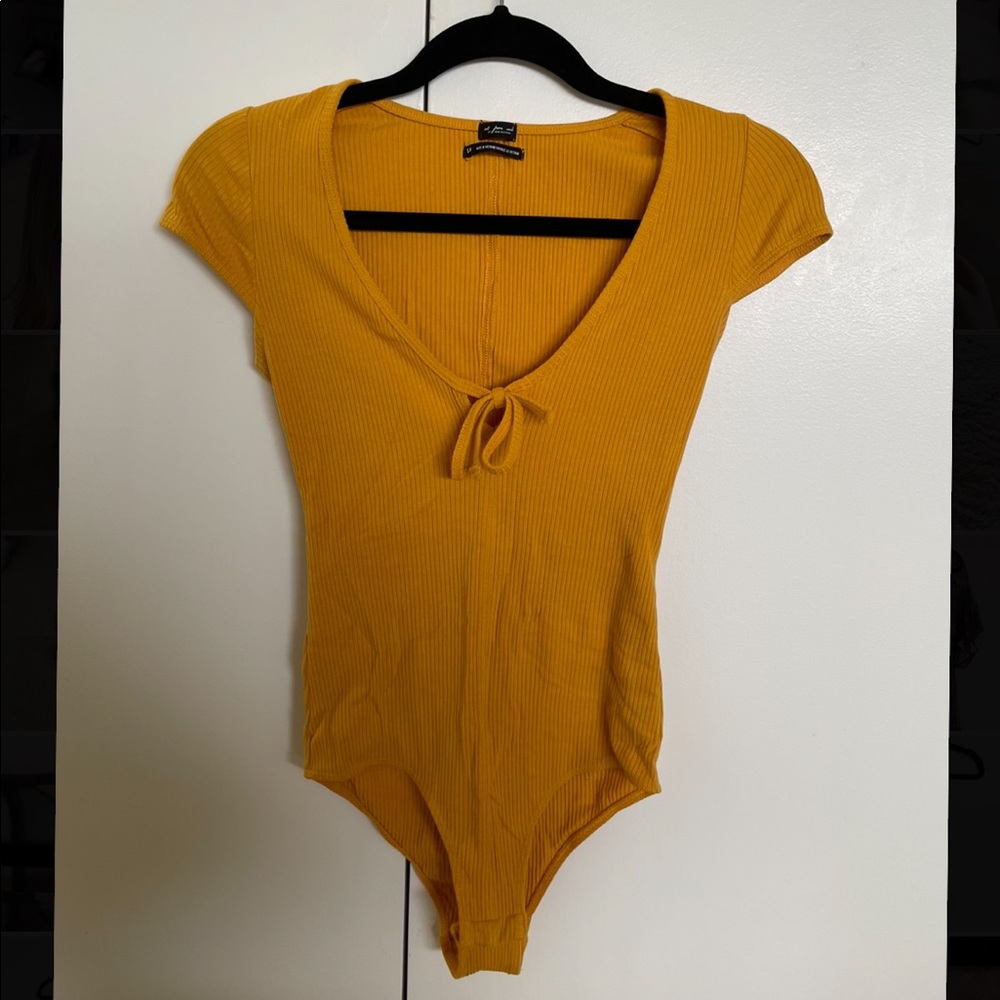 Urban Outfitters golden yellow bodysuit